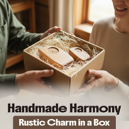 BeeRusty™ - Handmade Owl Wooden Figurine